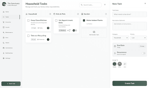 Tasks and reminders